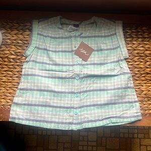 Girls plaid blouse